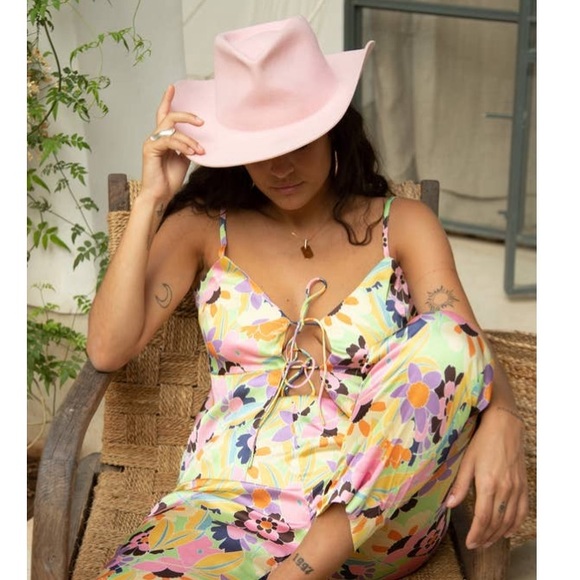 retro floral pajama set - Picture 1 of 2